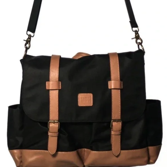 BODOMINT BLACK ORIGINAL DIAPER BAG & STROLLER HOOKS